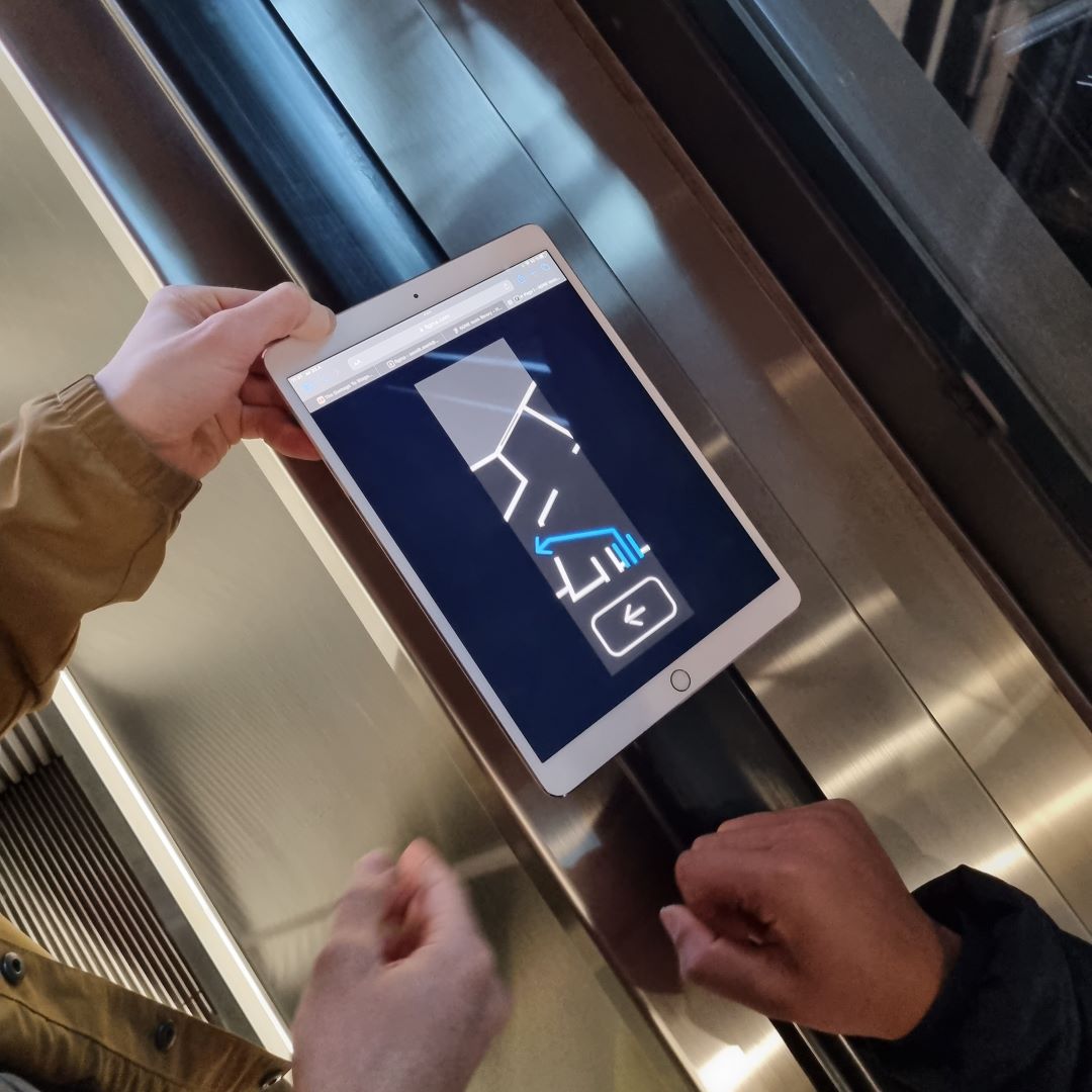 User testing using a wizard-of-ozz prototype.