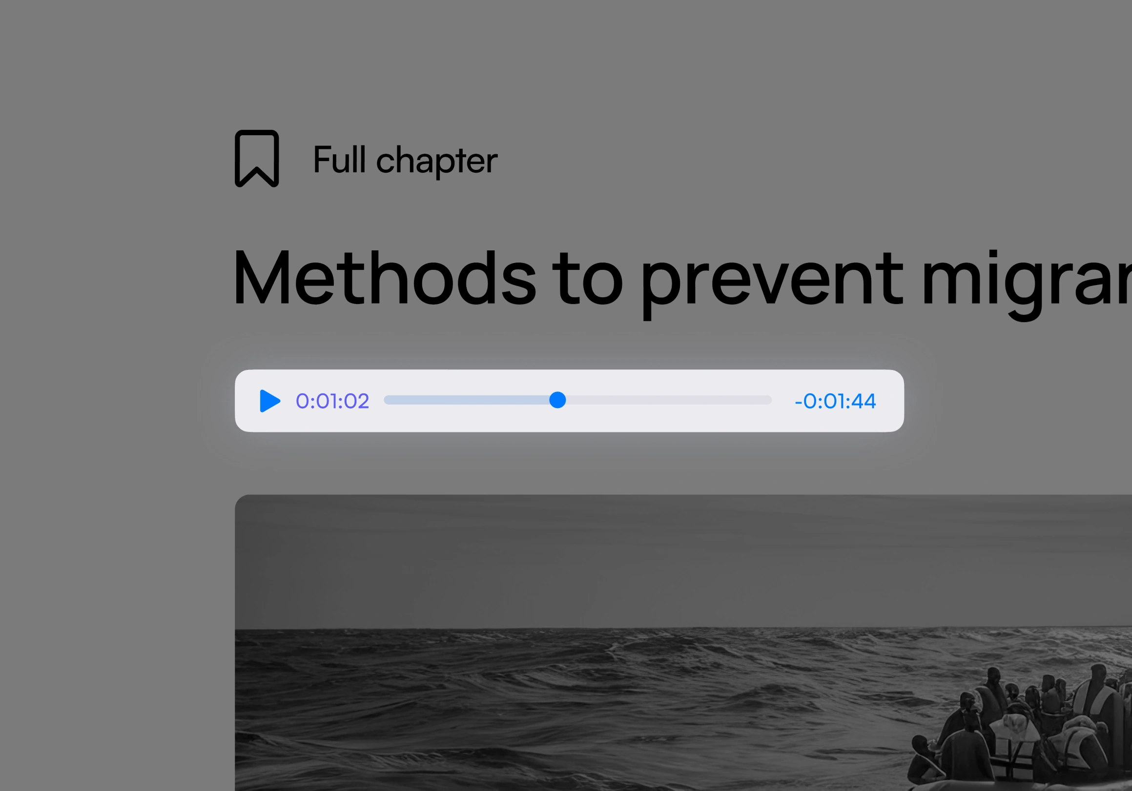 A specific User Interface for communication with AI