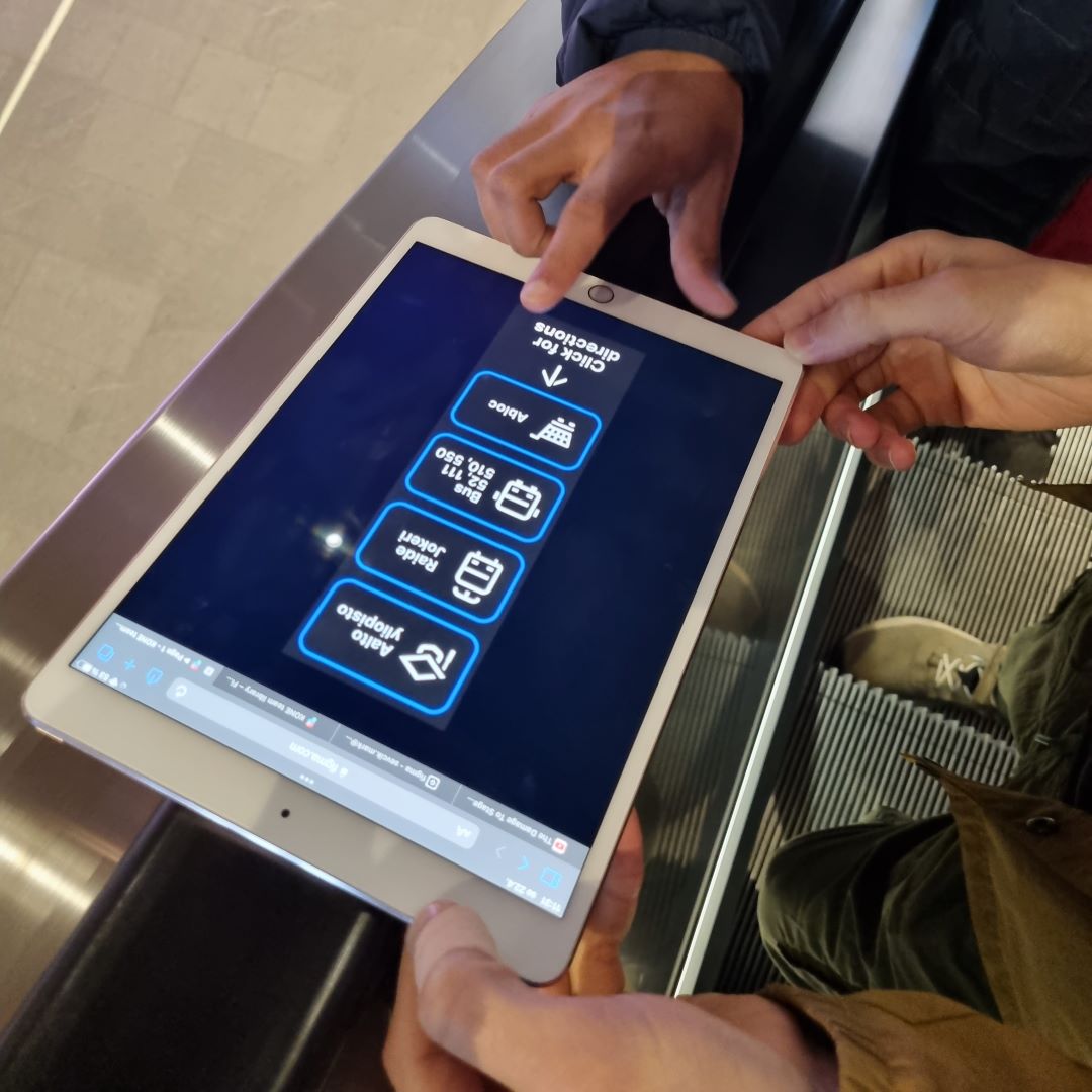 A specific User Interface for communication with AI